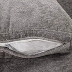 Poltrona moderna in velluto per soggiorno, sedia imbottita in stile Mid-Century con gambe in legno di gomma per sala lettura o camera da letto