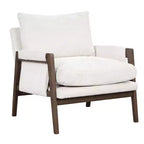 Poltrona moderna in velluto per soggiorno, sedia imbottita in stile Mid-Century con gambe in legno di gomma per sala lettura o camera da letto