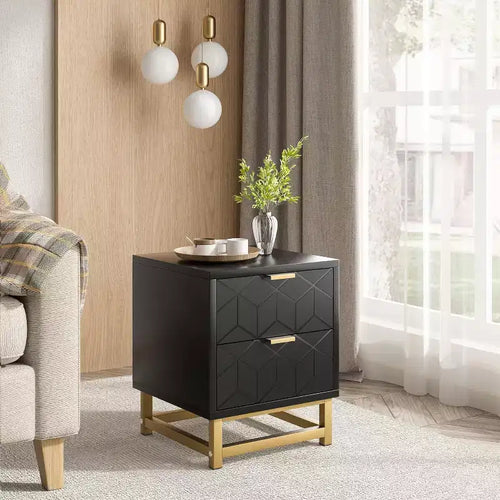 2/3/4/5/6/7 Drawer Dresser with Metal Legs, Wood Dressers Chest Organizer with Wide Storage, Modern Chest of Drawers for Bedroom, Living Room,Hallway