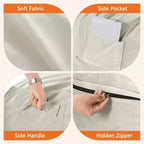 Poltrona Sacco in Schiuma da 120 cm Morbida con Rivestimento Rimovibile Comoda per Adulti Bambini Soggiorno Camera da Letto Dormitorio