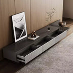 Mobile TV espandibile Mid-Century Modern 78.7, con una larghezza massima di 141.7, con 3 cassetti contenitore