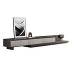 Mobile TV espandibile Mid-Century Modern 78.7, con una larghezza massima di 141.7, con 3 cassetti contenitore