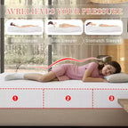 Materasso da 8 pollici in memory foam di carbone di bambù, rigidità media, certificato CertiPUR-US