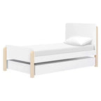 Letto singolo - Bianco e Naturale Lavato