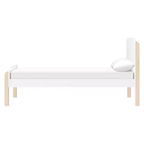 Letto singolo - Bianco e Naturale Lavato