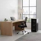 Classificatore a 3 cassetti con serratura, schedario verticale per ufficio per documenti in formato Lettera/Legale, organizer per archivio, nero