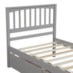 Letto a piattaforma a una piazza con 2 cassetti per camera da letto e camera degli ospiti