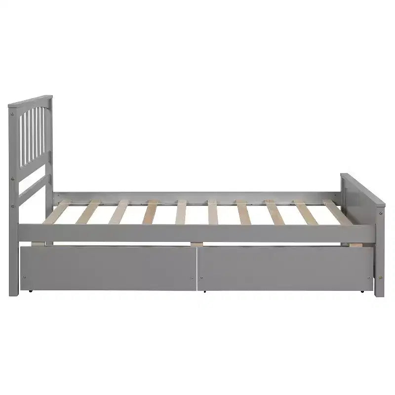 Letto a piattaforma a una piazza con 2 cassetti per camera da letto e camera degli ospiti