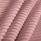 Divano modulare componibile di piccole dimensioni, divanetto in velluto a coste con seduta profonda, divano componibile moderno "Cloud" per soggiorno, camera da letto o appartamento